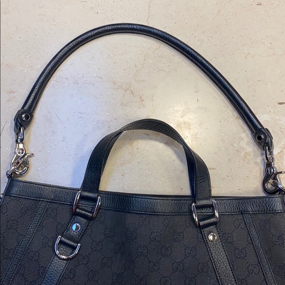 GUCCI
Blue navy GG Canvas Convertible Abbey Hobo - Picture 7 of 7